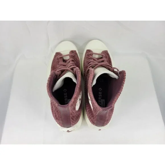 Converse Run Star Hike Platform High Stripe Knit Shoes Mens 8.5 Women 10 A03252C - Picture 3 of 8
